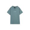 Jordan T Shirts Men's Green Crew Neck Moderate Straight Fit (Unisex) T-Shirts DQ4960 387