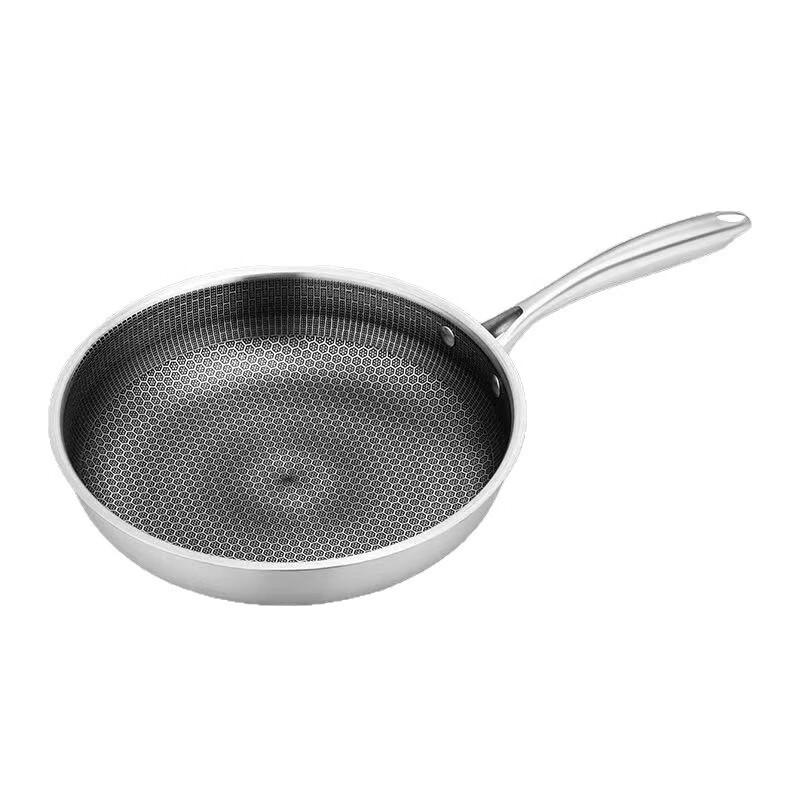 

ZISIZ 316 Stainless Steel Honeycomb Non-stick Frying Pan