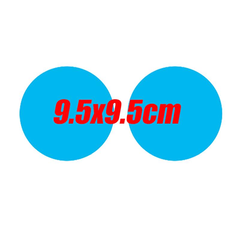 

2/4 шт. Пленка для зеркала заднего вида автомобиля, Пленка для защиты от дождя, Пленка для стекла окна, Водонепроницаемые наклейки против запотевания, Круглые защитные пленки, Автоаксессуары