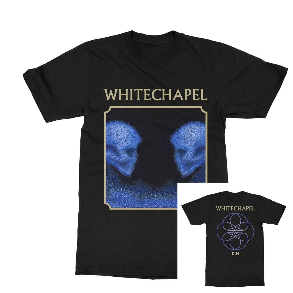 Whitechapel Brain Band TShirt Cotton Graphic Tee Unisex Women Summer Streetwear Top