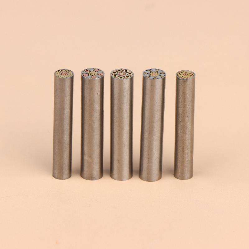 5/6mm Brass Mosaic Fastener Pins Rust Resistant for Custom Knife Handle Assembly & Repair Work