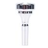 Cornet Mouthpiece Silver Plated Brass Instrument Accessory for Beginner Blowing Adult Practice