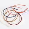 5mm Frosted Plastic Headband for Girls: Creative, Solid Color, Thin Edge with Teeth, Non-Slip, Versatile Hair Accessory