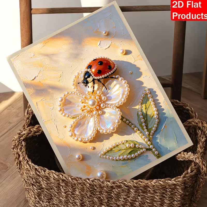 Ladybug Pearl Painting Handmade Diy Pearl Art Painting Stickers Home Decoration Gifts