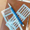 3Pcs/Set Manual Log Planning Template Set Reusable Flexible Journal Stencils