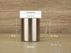 300ml Double-Layer Insulated Coffee Cup - 304 Stainless Steel, Thermal Milk and Mouthwash Cup, Customizable Logo.