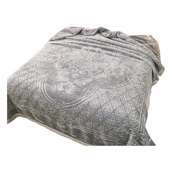 Flanelldecke, verdickter Blumendruck, doppellagig, wärmespeichernd, pflegeleicht, maschinenwaschbar, maximaler Komfort, wendbare, extragroße Decke