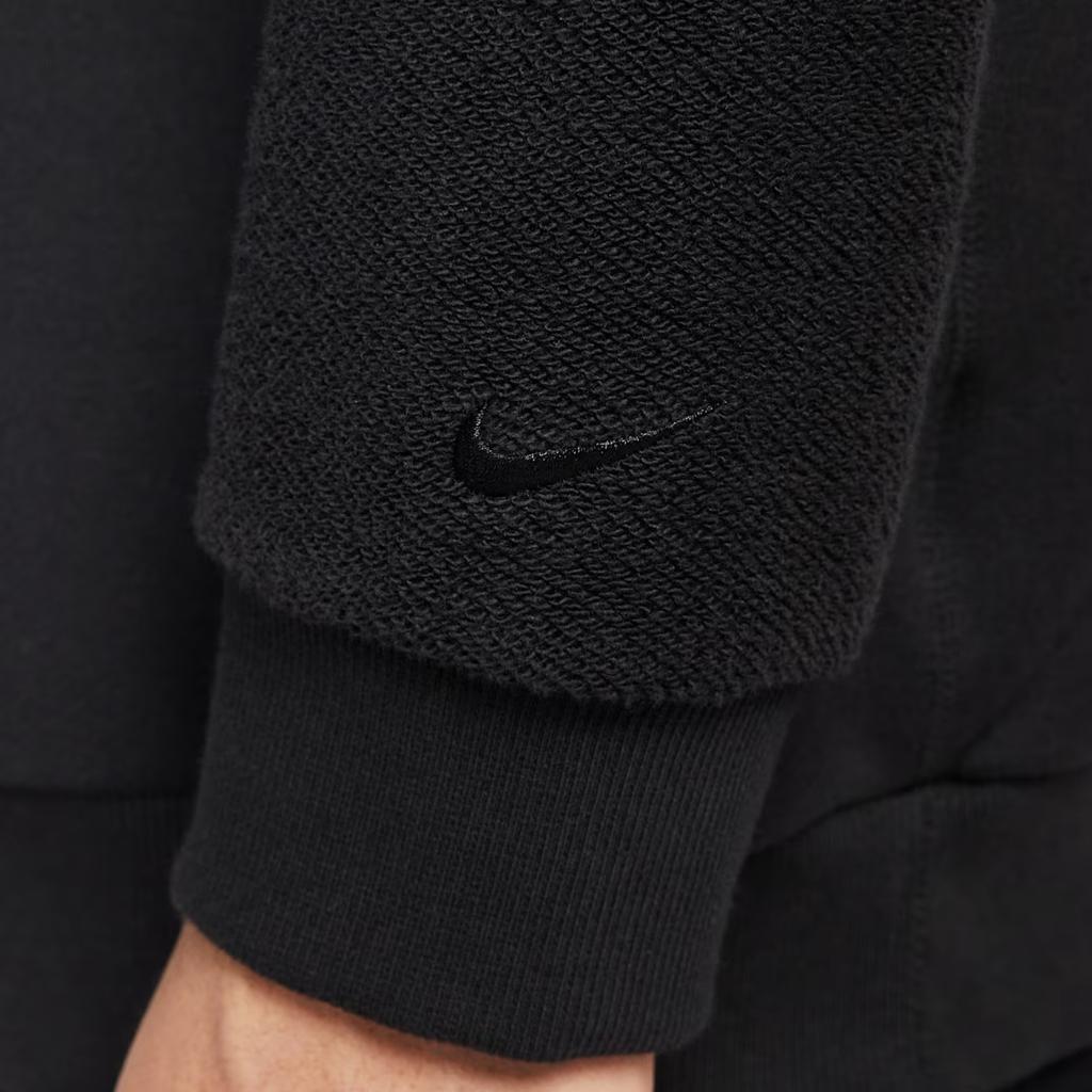 Nike Long Sleeve Crew Neck Pullover Sweatshirt Men Sweatshirt Black HV1909-010