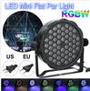 LED 54x3W RGB Stage Light Party Disco Bar Nightclub Projector Lamp Voice Control Flash DJ Strobe Lightings For Wedding Birthday