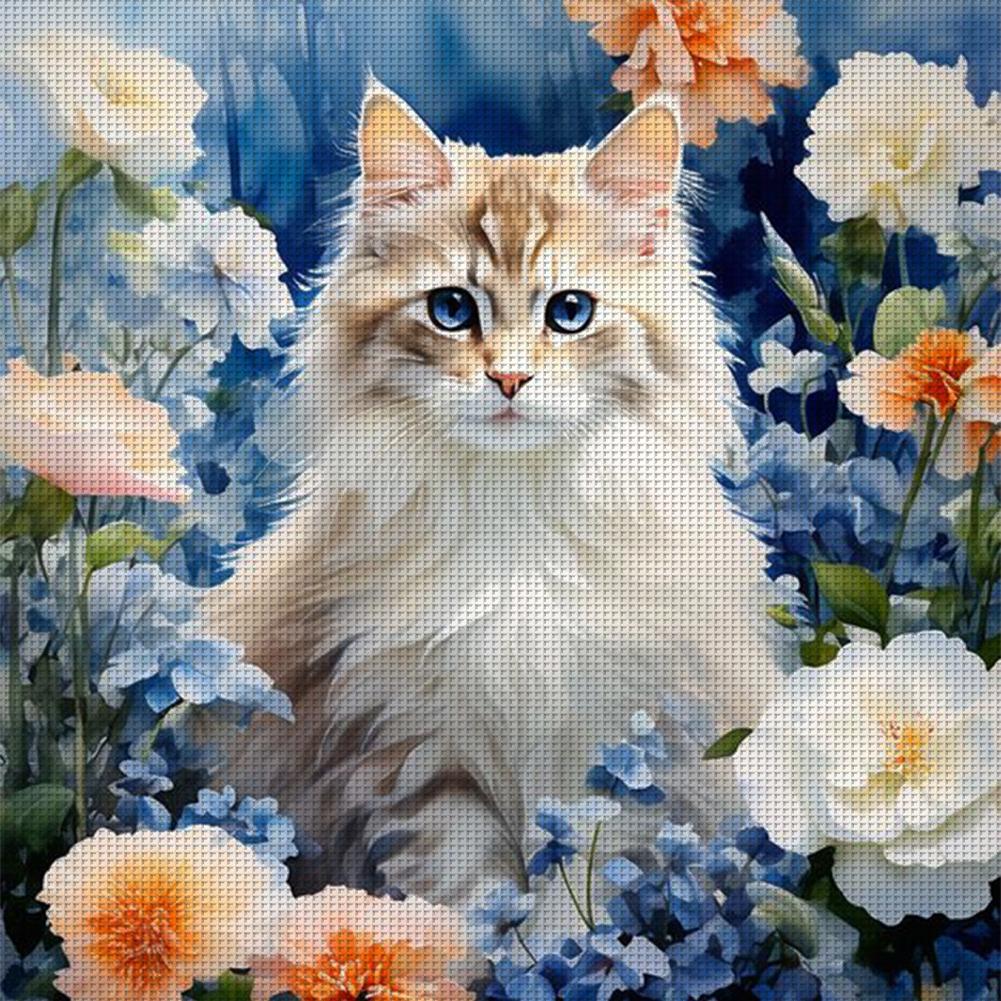 

Vollständige наклейки из Öko-Baumwollgarn 11 CT berruckte Tiere Kreuzstich-Set 2