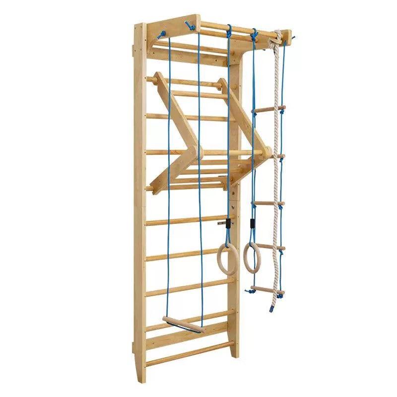 Yanziran Pine Wood Indoor Fitness Stall Bar