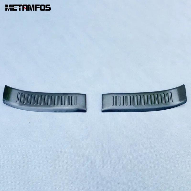 Car Accessories For Toyota Aqua    2024 Interior Rear Trunk Bumper Foot Plate Tailgate Door Sill Scuff Guard Plate