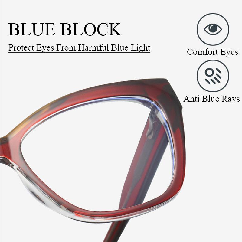 Anti-Blaustrahlen-Sehbrille Damen 0,00 +5,75