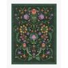 Iris Apfel Protea Forest Green Rug for Living Room Floral Aesthetic Ornate Gothic Home Decor Carpet Anti-slip Washable Floor Mat