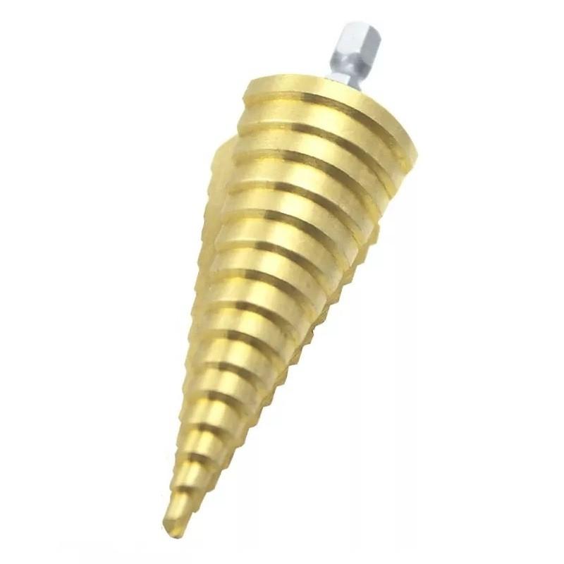 Stepped HSS Coated Drill Bit for Clean and Smooth Hole Cutting
