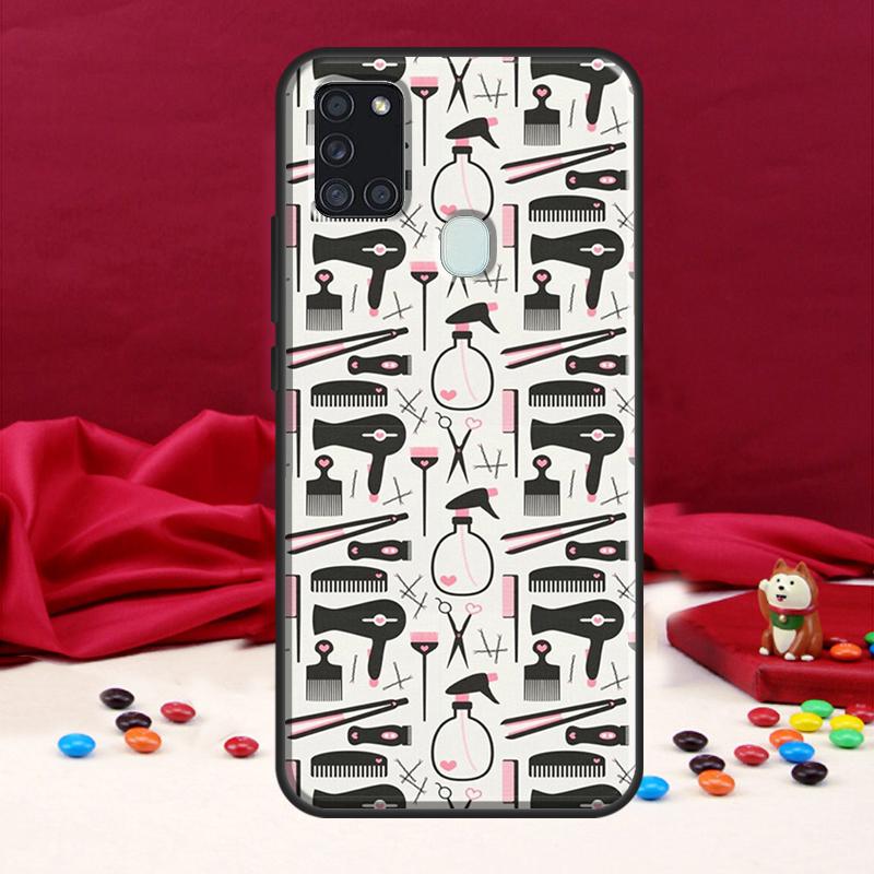Hair Stylist Hairdresser Case For Samsung Galaxy A34 A54 A14 A12 A52 A22 A32 A42 A72 A13 A33 A53 A50 A51 A71 Coque