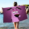C-CORAGGIO Il Cane C-Codardo Telo Mare Asciugamano da Bagno Colorato per Ragazza Microfibra Asciugatura Rapida Personalizzato Senza Sabbia Spiaggia Palestra Piscina