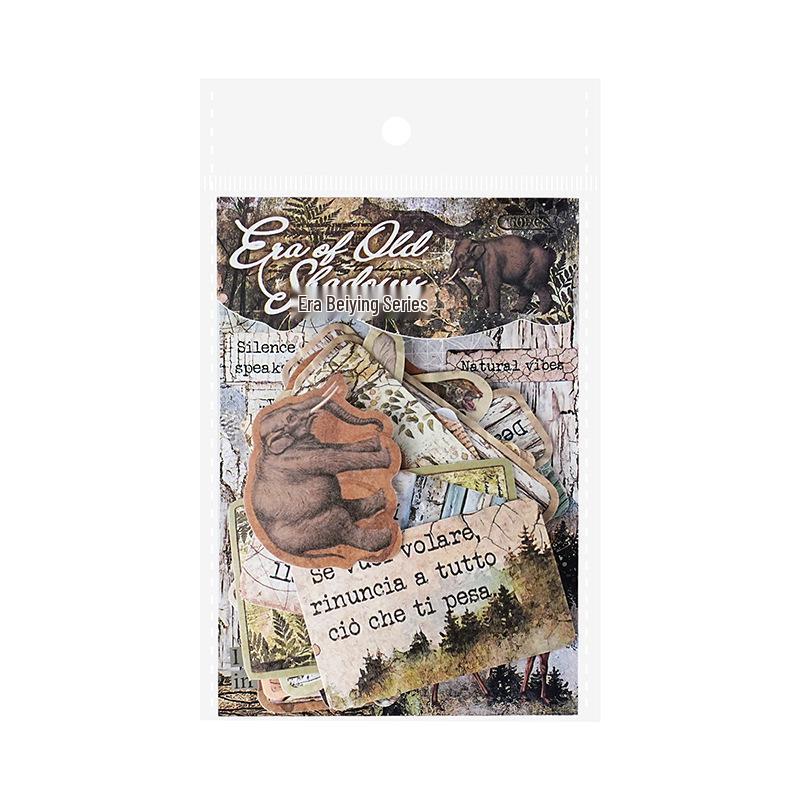 Yi Niao Retro Journal Stickers: Old Times Series DIY Decorative Pack
