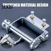 Adjustable Rope Tightener Universal Truck Clamp Tie-Down Tool, Heavy-Duty Steel Cargo Securing Fastener, No-Weld Installation for Pickup
