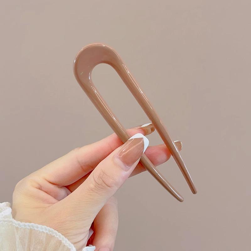 

Женский ленивый пучок, прическа, инструмент, U-образная расческа, заколка, аксессуар для укладки