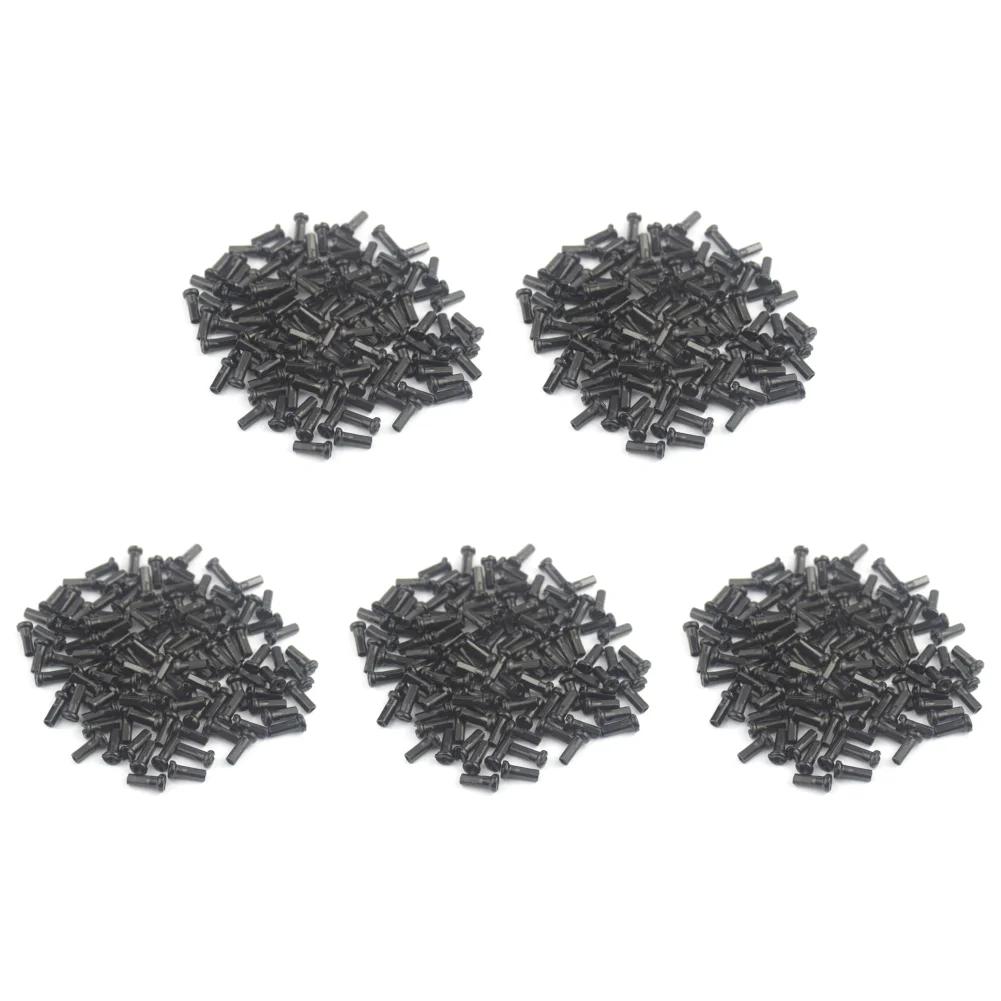 50pcs MTB Bike Spoke Nipples Replacement 14G 2.0mm Aluminum Alloy MTB Bike Spokes Nipples Road Bicycle Road Bicycle Accessories