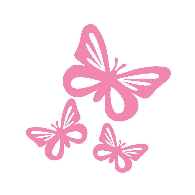 LYKX Car Stickers Butterfly Vinly Sticker for Auto Car Accessories Styling Butterfly Decals Car Decoration Accessories Decal