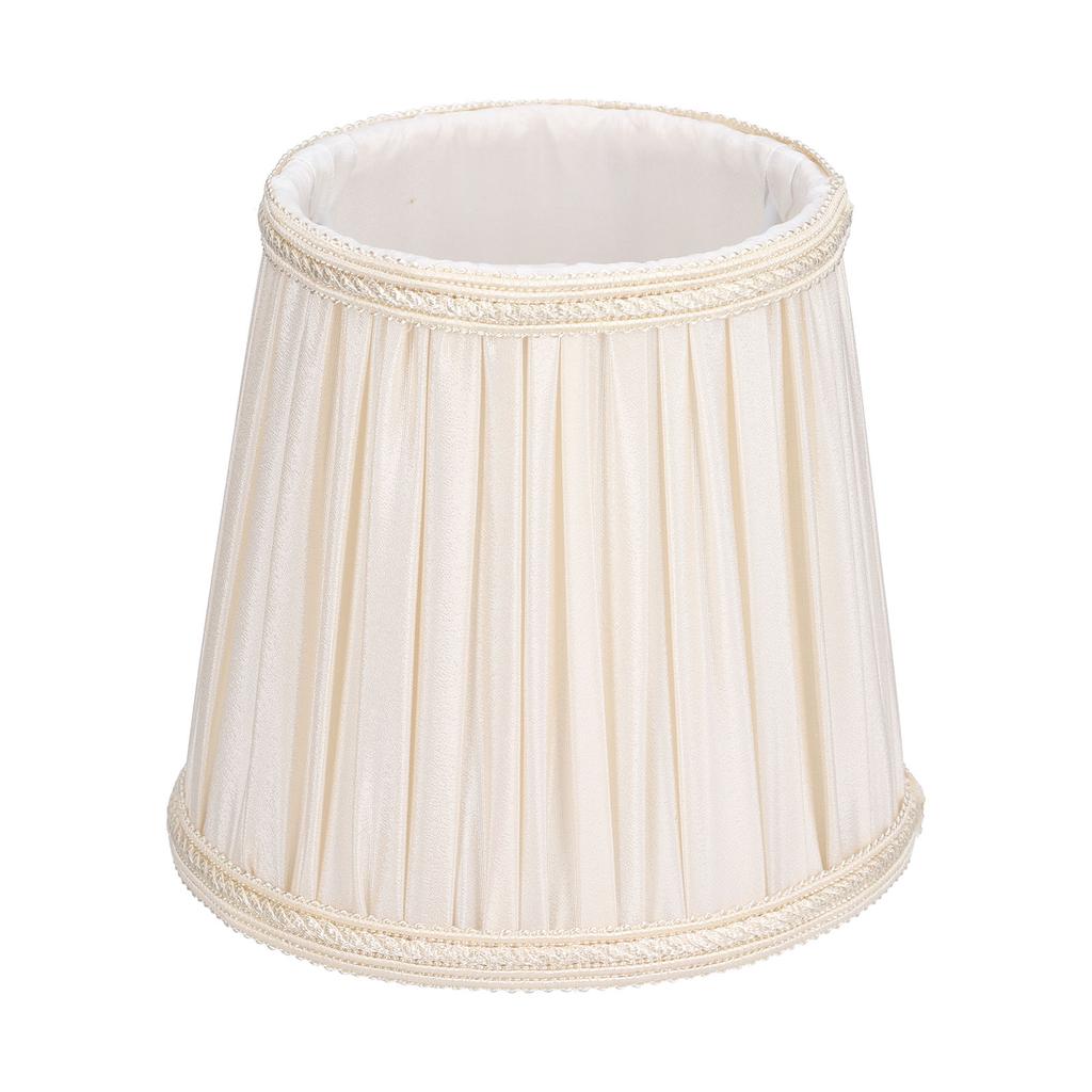 Cloth Lampshade Interventional Modern Decorative Fabric Table Lamp Cover for E14 BulbsApricot