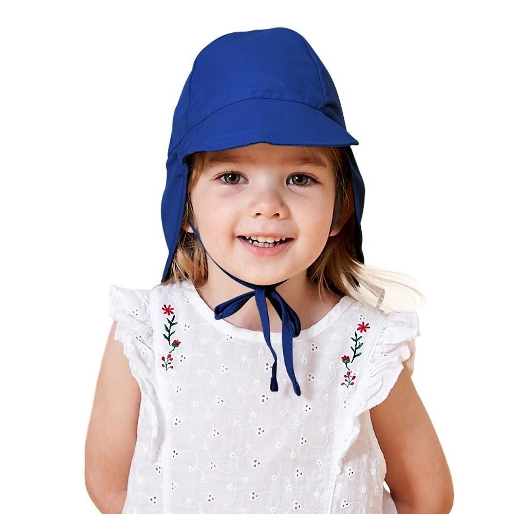 Panama Cap Breathable Bucket Hat Solid Color Children's Visor Hat Solid Color Sunshade Hat Boy