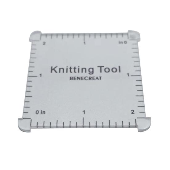 6 Styles Acrylic Knitting Gauge Rulers Crochet Hook And Yarn Wrap Per Inch Guide Knitting Tool for Spinners Yarn Measuring Crochet Accessories