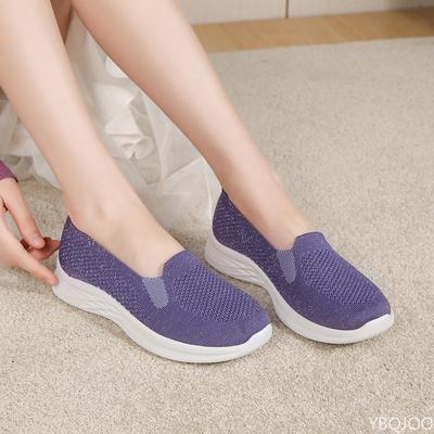 Comfortable New Soft Soled Women's Single Shoes for Sports and Leisure Breathable Women's Shoes for Daily Brisk Walking Sneakers