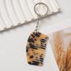 Portable Comb Charm Keyrings Cute Fashion Acetate Miniature Comb Keychain Creative Backpack Decoration Accessories Gifts