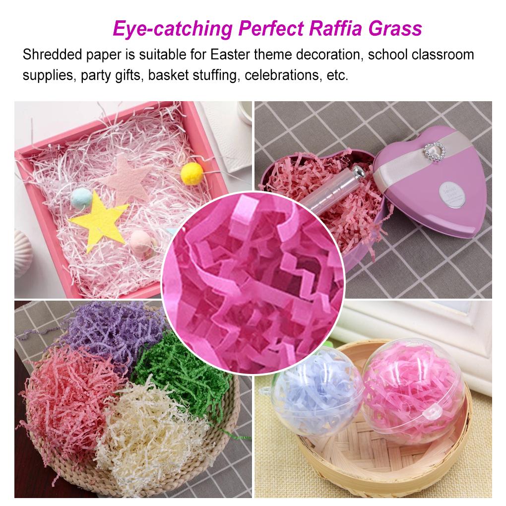 Easter Grass Recyclable Festival Shredded Paper Eye-catching DIY Confetti Shockproof Filler Wedding Decor for School Classroom