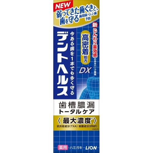 Lion Dent Health Medicated Toothpaste DX 85g with Original Interdental Brushes (10 pieces)