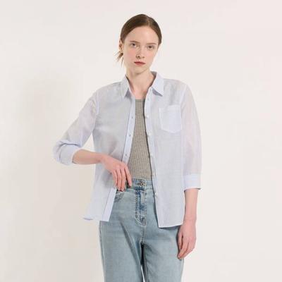 Pocket Patch Stripe Shirt B5m3b471