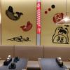 Hanging Ornament Good Delicate Texture Fabric Hanging Decoration Fish Windsock Banners Hanging Flag Streamer Windsock Flag for Restaurant