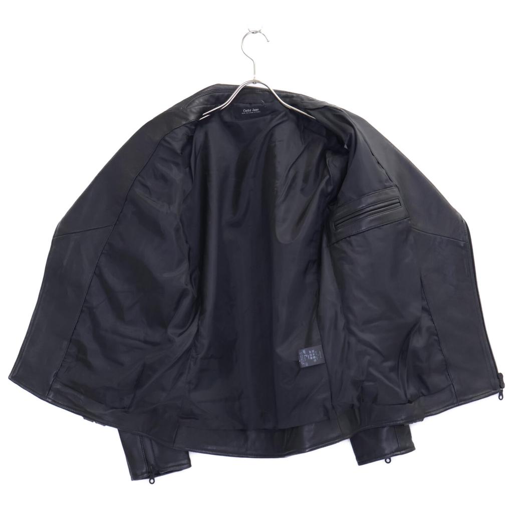 CATHY JANE AKCJ48 New Zealand Sheep Black Double Riders Jacket 2 blackUsed