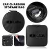 VRT4  Car Charging Gun Device Cable Storage Bag Box Bag For Lada Largus Priora Vesta Niva Samara Kalina 4x4 Urban Granta