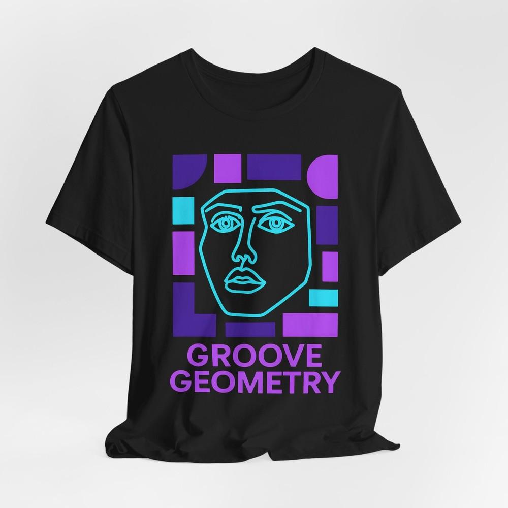 Disclosure Groovy Geometry Tee – Unisex Artistic Shirt with TechHouse Vibes Unisex T-Shirt S