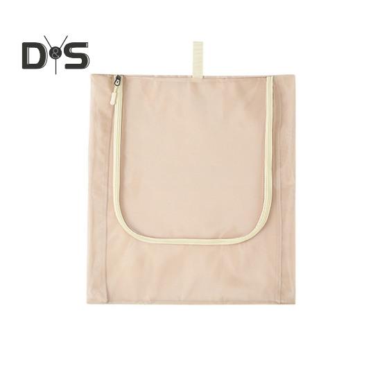 

Компрессионная сумка для хранения багажа, большая вместимость, застежка-молния, водонепроницаемая ткань, компрессионный чемодан, сумка-органайзер L бежевый