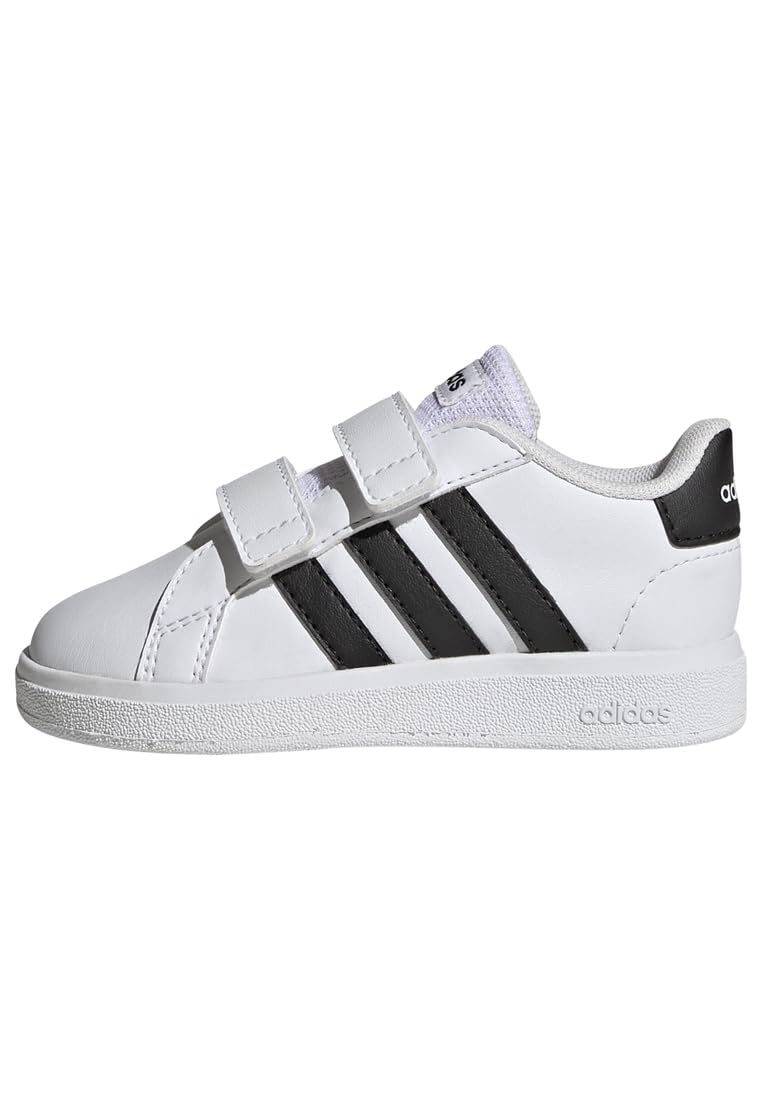 

Grand Court Lifestyle Footwear Black cm [Adidas] Kids Sneakers, Velcro, Boys, Girls, 12-16cm, LKK33, White/Core Black/Core (GW6527), 15.0