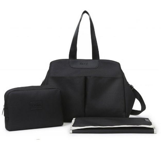 Modische multifunktionale Mamatasche: Isolierte Wickeltasche zum Tragen in der Hand, als Schultertasche oder als Messenger-Tasche für Mutter und Baby