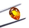 6.15 Carat Wonderful Quality Certified Pear Shape Sri Lanka Orange Sapphire Gemstone SN15