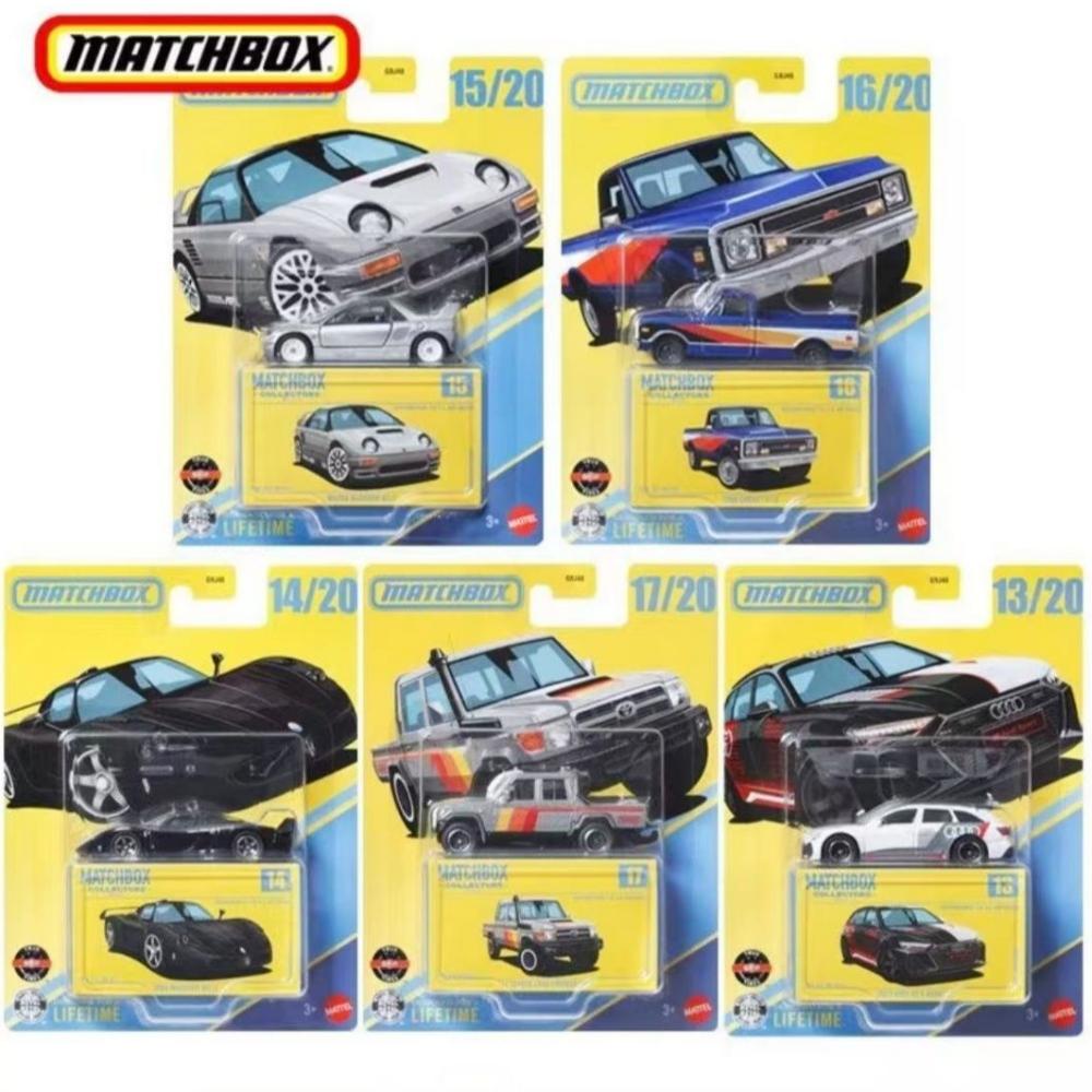 2026 Matchbox Collectors GBJ48 5-Pack Diecast Car Models Maserati Mazda   Alloy Simulation Collection Toy Boys Gift