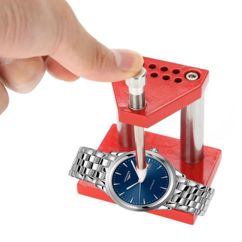 Watch Hand Presser Remover Puller Plunger Setting Fitting Set Red Wristwatch Watch Parts Repair Tool For Watchmaker