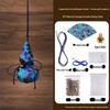 Dragon Boat Festival DIY Mugwort Mosquito Repellent Sachet Kit - Triangular Zongzi Pendant Gift