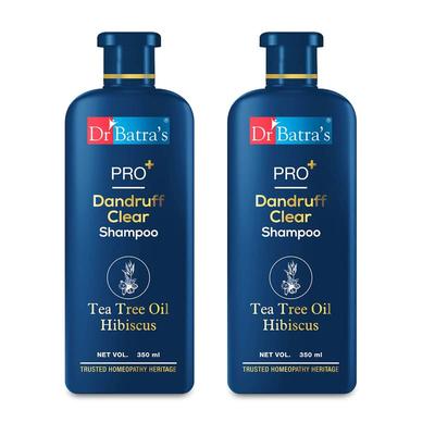 Dr Batra's PRO+ Kepek Giderici Şampuan 350ml x 2'li Paket Kaşıntılı Saç Derisi İçin Besleyici Saç Bakımı