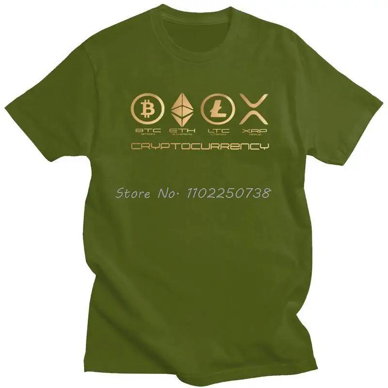 Funny Ripple XRP T Shirts Short Sleeve Bitcoin Crypto Cryptocurrency T-shirt Streetwear Tee Tops Pure Cotton Tshirt Merch