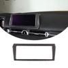 Real Carbon Fiber GPS Navigation Panel Cover Trim For Toyota Supra A90 19-24