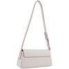 New CALVIN KLEIN Blended Material Shoulder Bag Medium Size Women's Cow Ivory 4K3110G-WGY