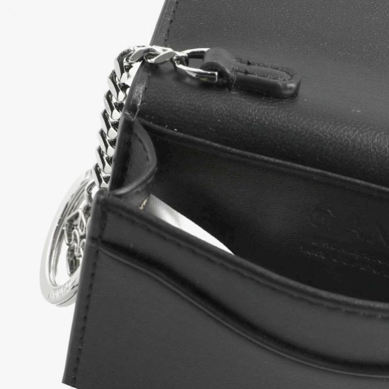 Ganni Animal Graphic Butterfly Logo Flap Card Wallet A6776 099